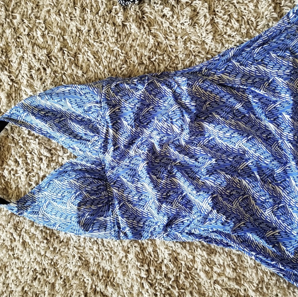 Lands End 1 piece skirted swimsuit